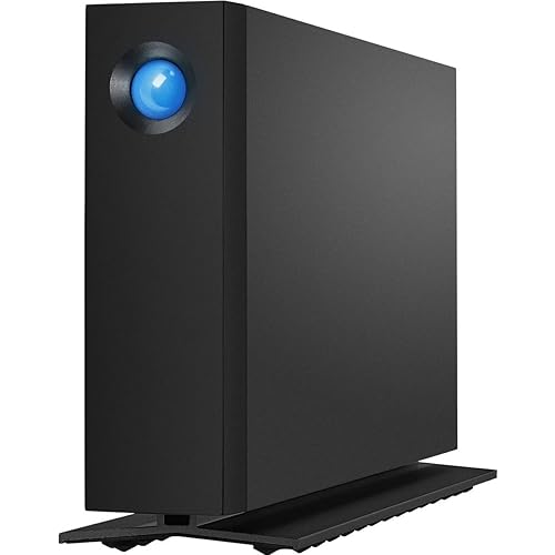 LaCie d2 Professional 18TB External Hard Drive, USB-C, USB 3.1 Gen 2, 7200 RPM, Enterprise Drives, for Mac and PC Desktop, 1 month Adobe CC All Apps Plan, Rescue Services
