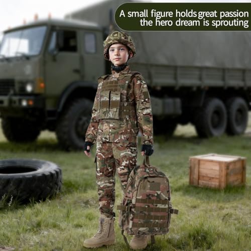 Disfraz completo Militar infantil para niños y niñas miniatura 6