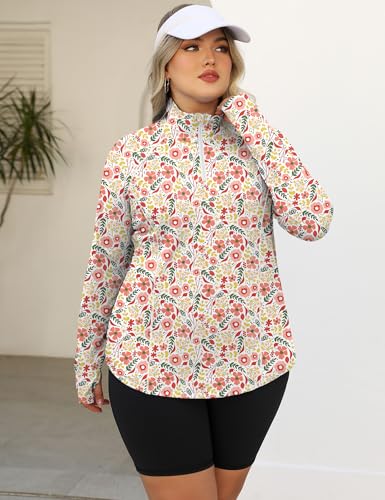 LOMON Women Plus Size Golf Shirt