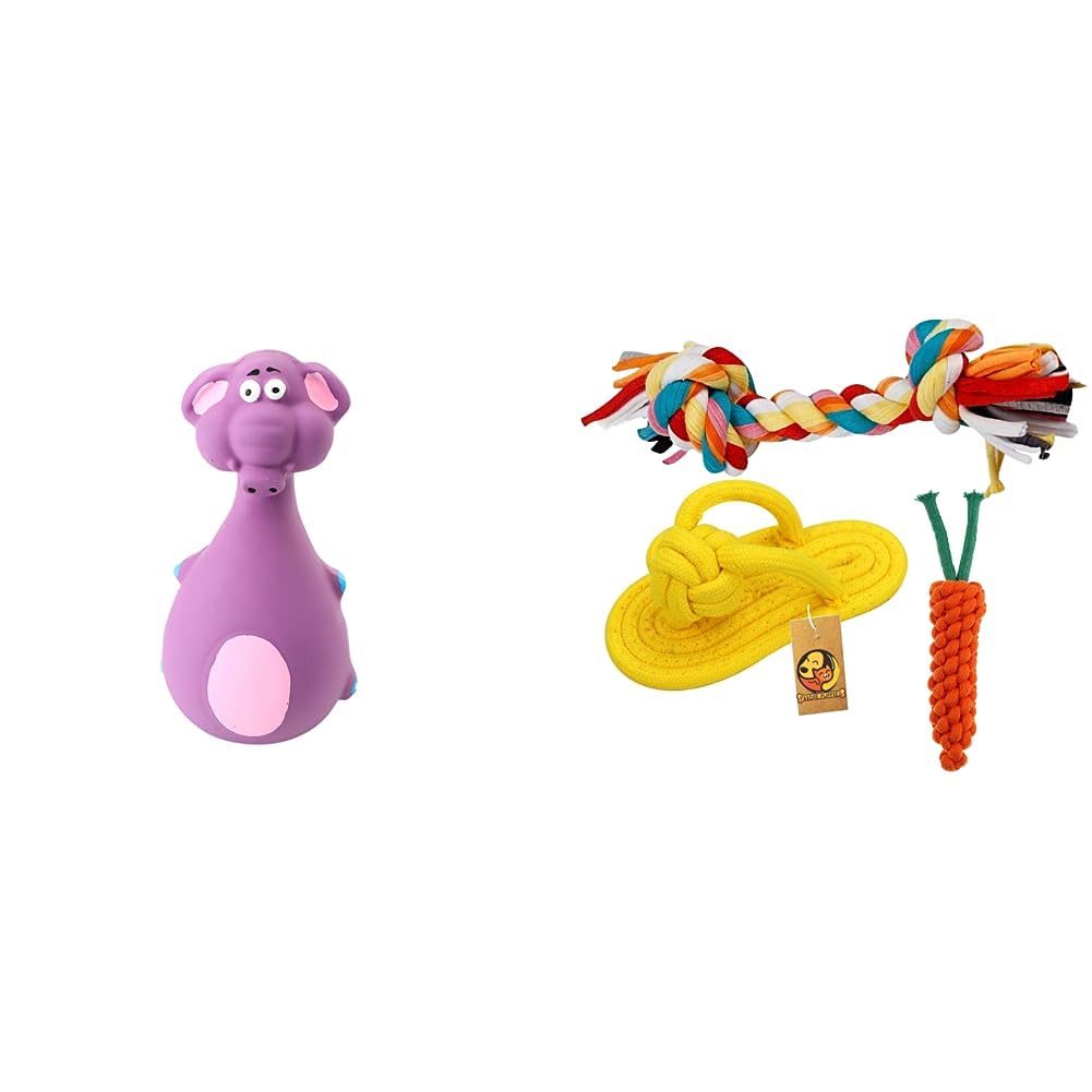 See full amazon price history chart for Foodie Puppies Natural Latex Rubber Squeaky (Purple Elephant) Dog Chew Toy (0-10kgs) & Durable Cotton Mix Chewable Rope Teething Playing Toy Foodie Puppies Natural Latex Rubber Squeaky (Purple Elephant) Dog Chew Toy (0-10kgs) & Durable Cotton Mix Chewable Rope Teething Playing Toy (B0CDDMNWF2) Amazon Price History, Amazon Price Tracker