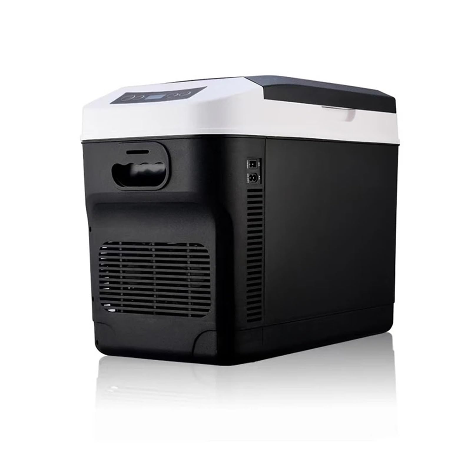 Mini refrigerador portátil for Exteriores, con Pantalla Digital de 15/20 l, for Coche y hogar, 12 V, 24 V y 220 V, Ideal for picnics, refrigeración y Calentamiento.(20L JPN Plug)