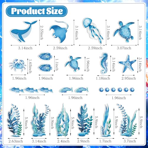 Imanes Decorativos Ocean Cruise Azul Animales Marinos miniatura 7
