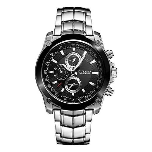 Curren Casual Watch For Men Analog Metal - 8025