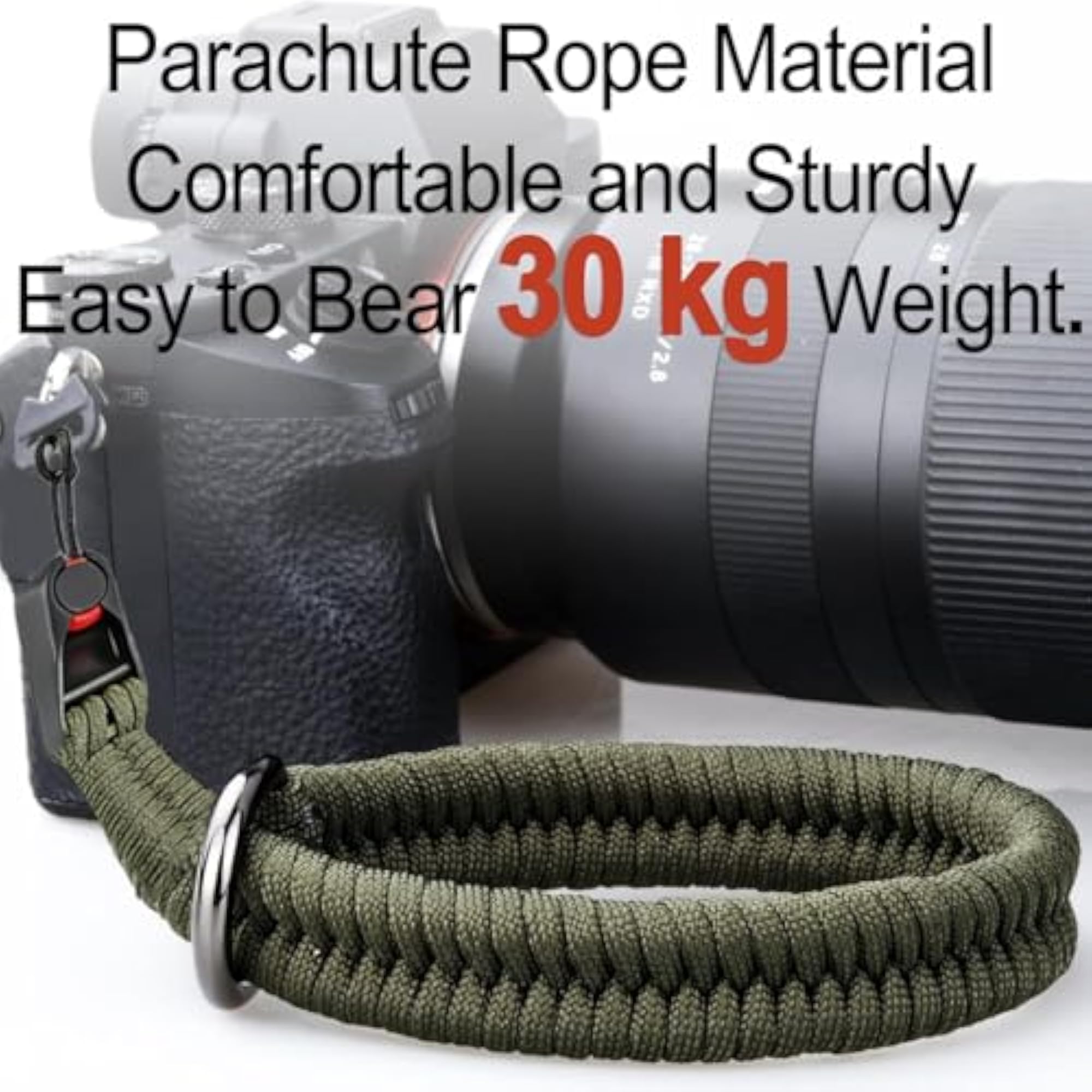 Adjustable Quick Release Camera Hand Strap, DSLR & Action Cameras