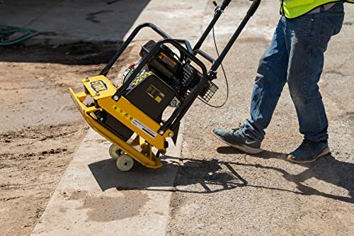 Stark Usa 6.5Hp Plate Compactor 21 X 21 Inch Plate Gas-Powered 196Cc Vibratory Plate Construction Concrete Tamper Machine Power Paver #TOP2