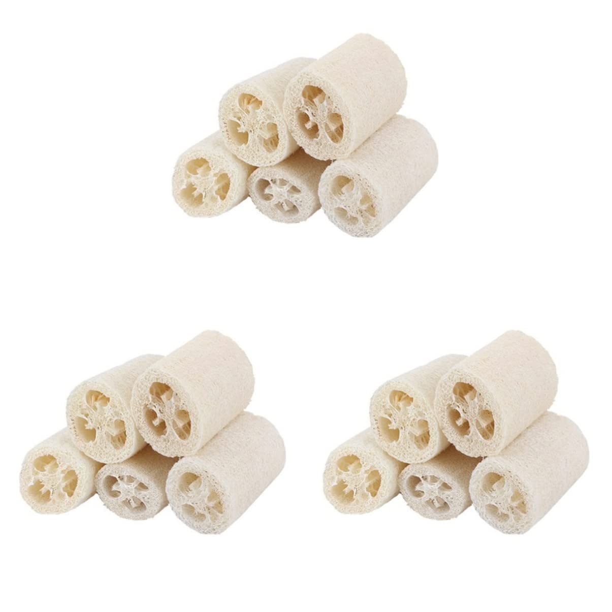15 Piezas Depurador De Esponja De Lufa Depuradores De Espalda De Lufa Esponjas De Baño Para Ducha Esponja Natural Depurador De Esponja De Ducha Toalla De Baño Tómate Un Baño