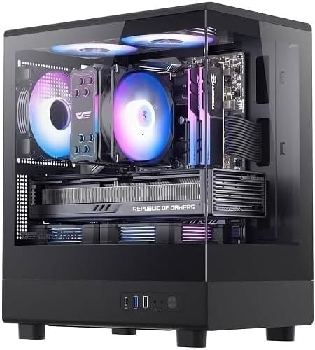 MICRO VIEW GAMING DESKTOP & WORKSTATION PC | CORE I7 PROCESSOR | 16GB RAM | GPU (OPTIONS) | 1TB NVME/SATA SSD | WINDOWS 10 | WIFI BT READY (COREI7 6700 + RX 6800 16GB DDR6)