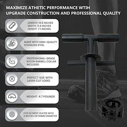 SPART-Tib-Bar-Tibialis-Anterior-Exercise-Equipment-Tibia-Dorsi-Calf-Machine-Tibialis-Trainer-Calf-Raise-Machine-for-Strength-Training-CalvesShins-and-Ripping-Lower-Leg-MusclesFits-12-Olympic-Weight-Pl