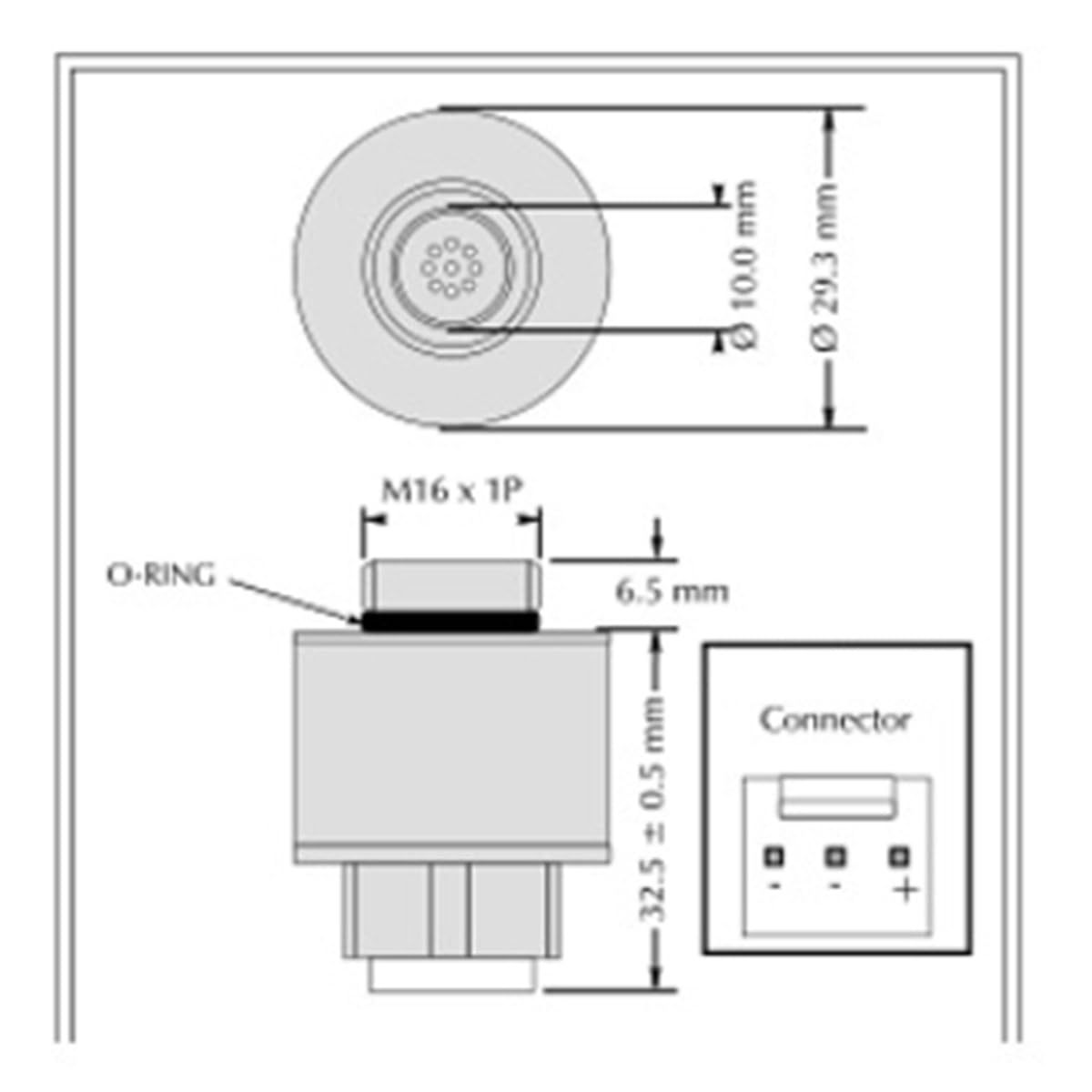 Sensor de Oxígeno AO-02 Detector de Gas Compatible con AO2 AA428-210 AO2PTB-18.10 2 Piezas