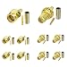 Produktbild Superbat SMA Crimpverbinder Kit SMA Stecker + SMA Buchse Crimp Lötanschluss Kit für RG174 RG316 RG188 RG188A LMR100 Koaxialkabel (10 Stück insgesamt)
