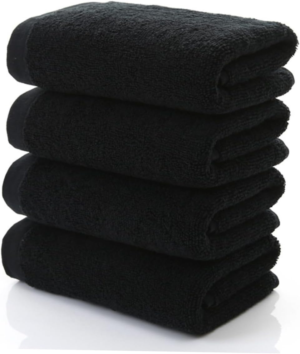 Amazon.com: Luxury Hand Towels Tumble Dry Towel Fast Drying Towel Black ...