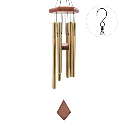 Outill Memorial Wind Chimes for Outside, Gifts for Mom Mother Grandma, 26 Beech Musically Sympathy Wind Chimes, Garden Decor, Birthday Gifts for Mom Mother Grandma Aunt