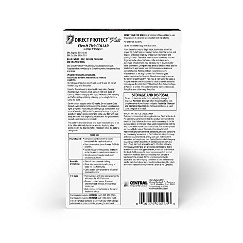 Direct Protect Plus Flea & Tick Collars for Dogs & Puppies, One Size Fits All, 2-Pack, 12 Months Protection - Image 8