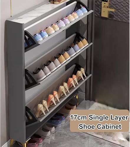 Étagère à chaussures de rangement de 17-60cm pour structure compacte - 4