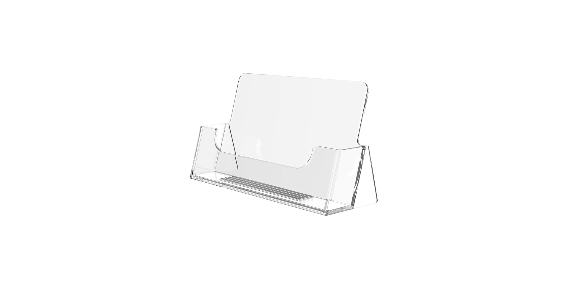 JINXIAN 8 Pcs Business Card Holders Plastic Business Card Holders