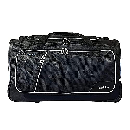 Travolution 23 Inch Dance Garment Rack Duffel-Wheeled,Dream Duffel Travel Carry-On Rolling Bags, Competition Dance Rolling Duffel With Costume Rack Bags, Easy Storage Collapsible Luggage Black/Gray