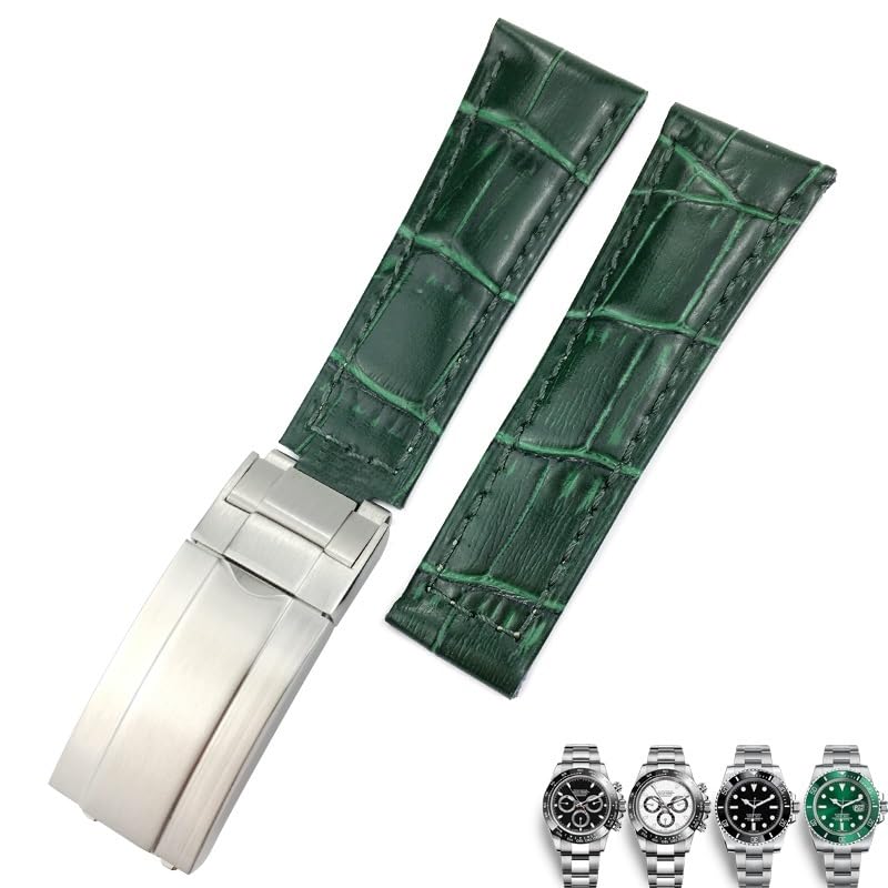 Bracelet montre 20 mm cuir véritable pour résoudre l'usure de votre boucle