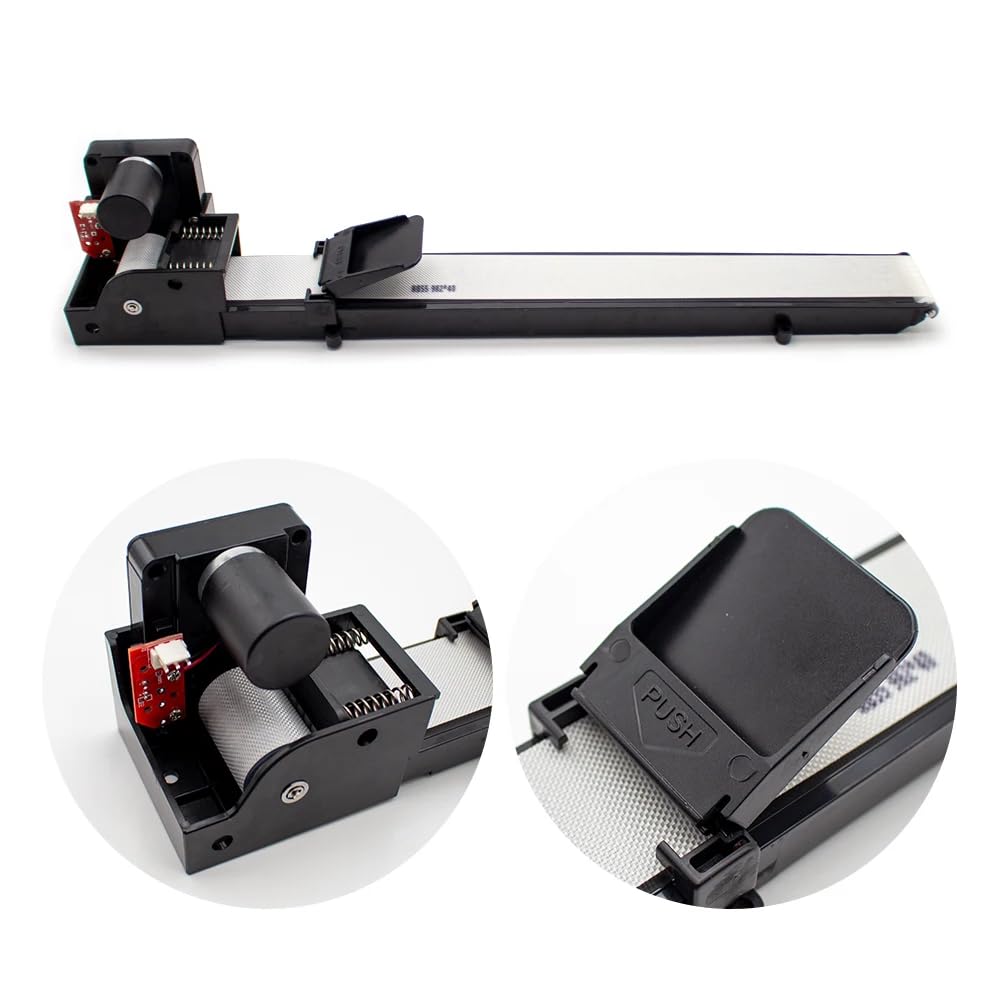 DC 24V Mini Transportador de Carga, Máquina Expendedora de Correa de 504mm, Carril de Carga, Recogida de Comestibles, Cinta Transportadora de Mesa Sin Contacto
