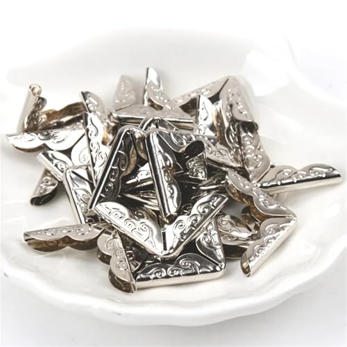 Protectores de esquinas para libros metal evita el desgaste de tapas y cuadernos 18mm 6