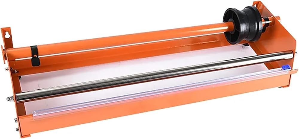 Maszyna do pakowania folii stretch, trwały ręczny dozownik do folii o szerokości 40 cm, idealny do użytku na stole, wydajne i mocne rozwiązanie do pakowania