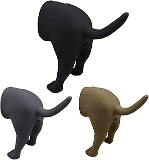 Pooping Dog Butt Toothpaste Topper, Pooping Toothpaste, Toothpaste Dispenser Squeeze Out The Amount of Toothpaste Every Time, Hilarious Prank Gift for Friends