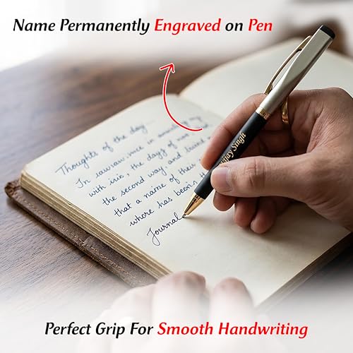 Image of SAVRI Personalized Pen, Stainless Steel Symbol Keychain and Leather Men's wallet Combo with Charm and Your Name Engraved. Best Gift Combo for Him. Men's Professional Gift Box.