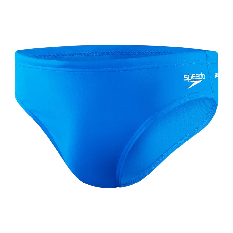 Speedo Men's Essential Eco Endurance+ 7cm Swimming Briefs| Chlorine Resistant | Recycled Fabric | Swim Fitness | Training | Holiday, Bondi Blue, 26