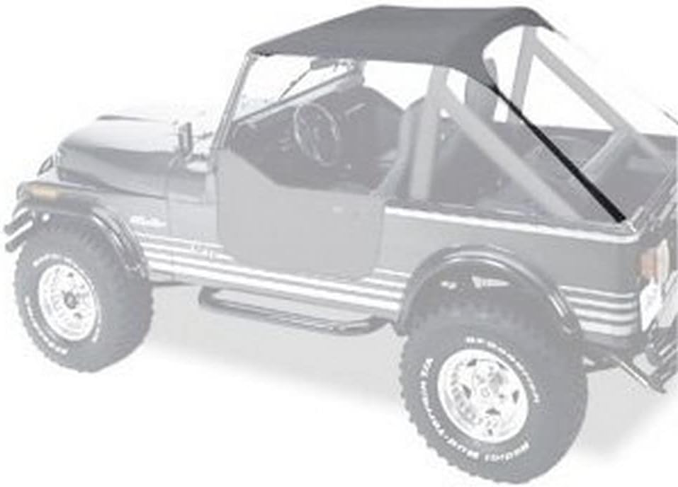 Bestop Traditional Bikini - Jeep '76-86 CJ7 / '81-85 Scrambler CJ8 / '87-91 Wrangler YJ (Tan)