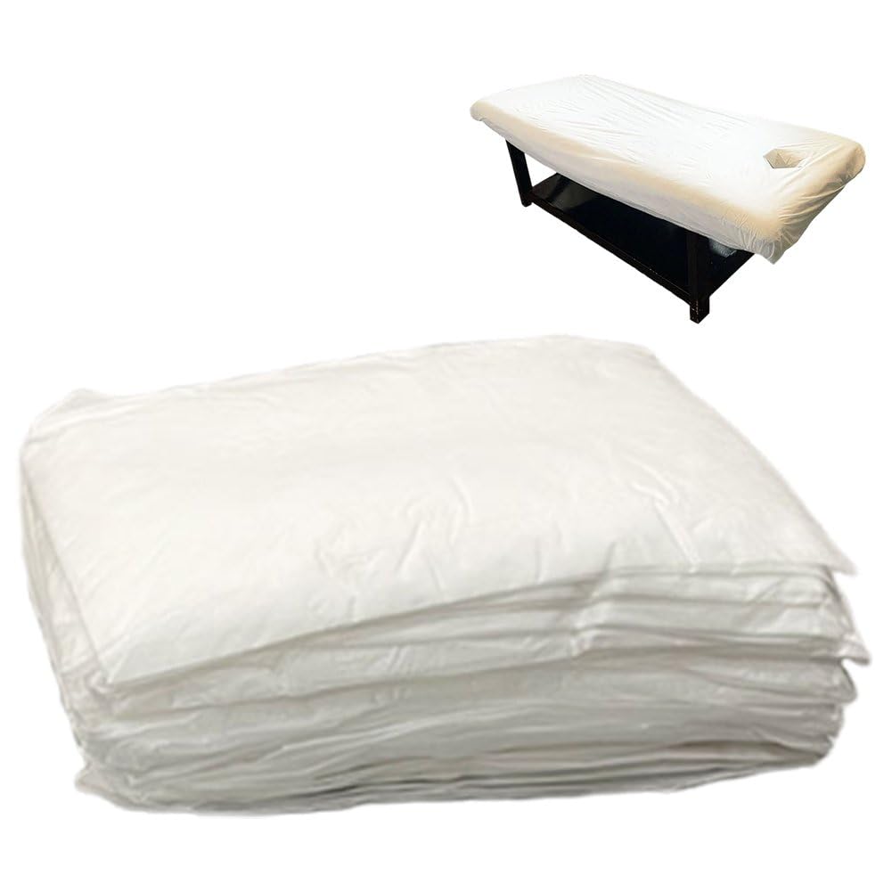 Draps de table de massage jetables anti-glissement avec élastique pour éliminer les corvées