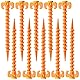 behone 10 pcs Schraube Spirale Zelt Peg Nagel, Zeltnagel Zeltheringe, Kunststoff Outdoor Camping Trip Zelt Peg Sandheringe Schraube Nagel Zeltheringe Zelte Stakes.(20cm×4.5cm, ⌀10)