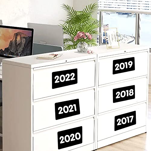 Well Tile 2" X 3" Black Rectangle Color Coding Labels - Square Color-Code Stickers Permanent Adhesive, Write-On Surface - 250 Labels/Per Roll #TOP5