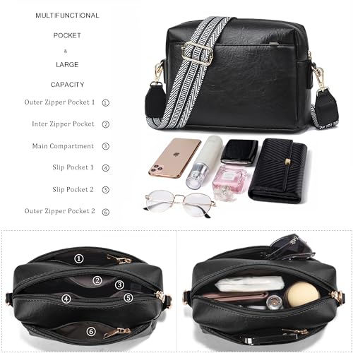 Image of COCIFER Small Crossbody Bags for Women Vegan Leather Purses Women's Shoulder Handbags Wallet Satchel Cross Body Purse