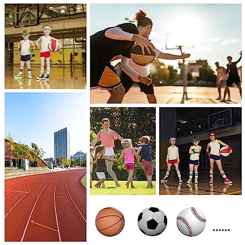 Multi Sport Equipment nizer z kółkami i pokrowcami – przenośny kosz do przechowywania koszykówki piłki nożnej i sprzętu sportowego w garażu, szkole lub na placu zabaw