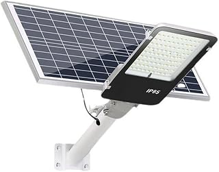 Solar Street Light Outdoor,Dusk to n Solar LED Outdoor Light with Remote Control,6500K Daylight White Safety LED Flood Light for Yard, Garden, Street, Playgroud