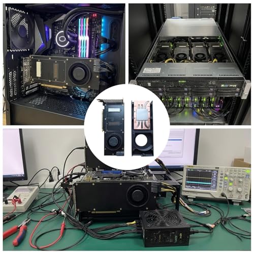 Carte de conversion PCIe pour GPU V100 SXM2 refroidissement actif métal