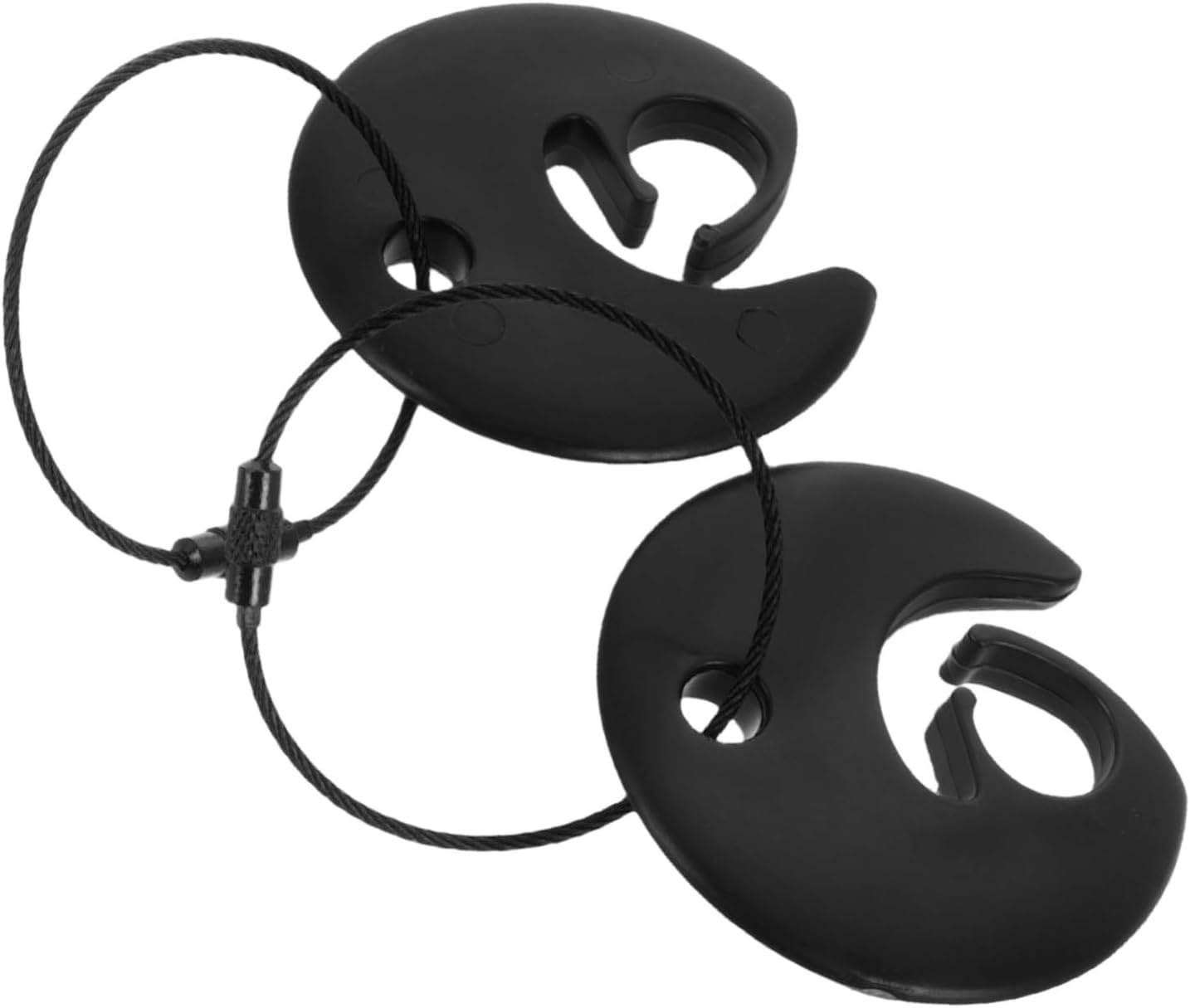 LIOOBO Pcs Outdoor Disc Clip Wire Cable Hanger for Flying Discs Portable Clamp Holder Sport Organizer Clip Garden Yard Game Accessory