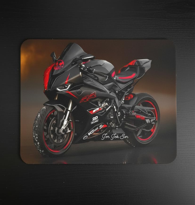 Image of Shivor Mouse Pad | Non Slip Rubber Base | Smooth Cloth Surface | Speed and Precision Operation | Compatible with Laser and Optical Mouse | Desk Mat for Laptop and PC | Standard
