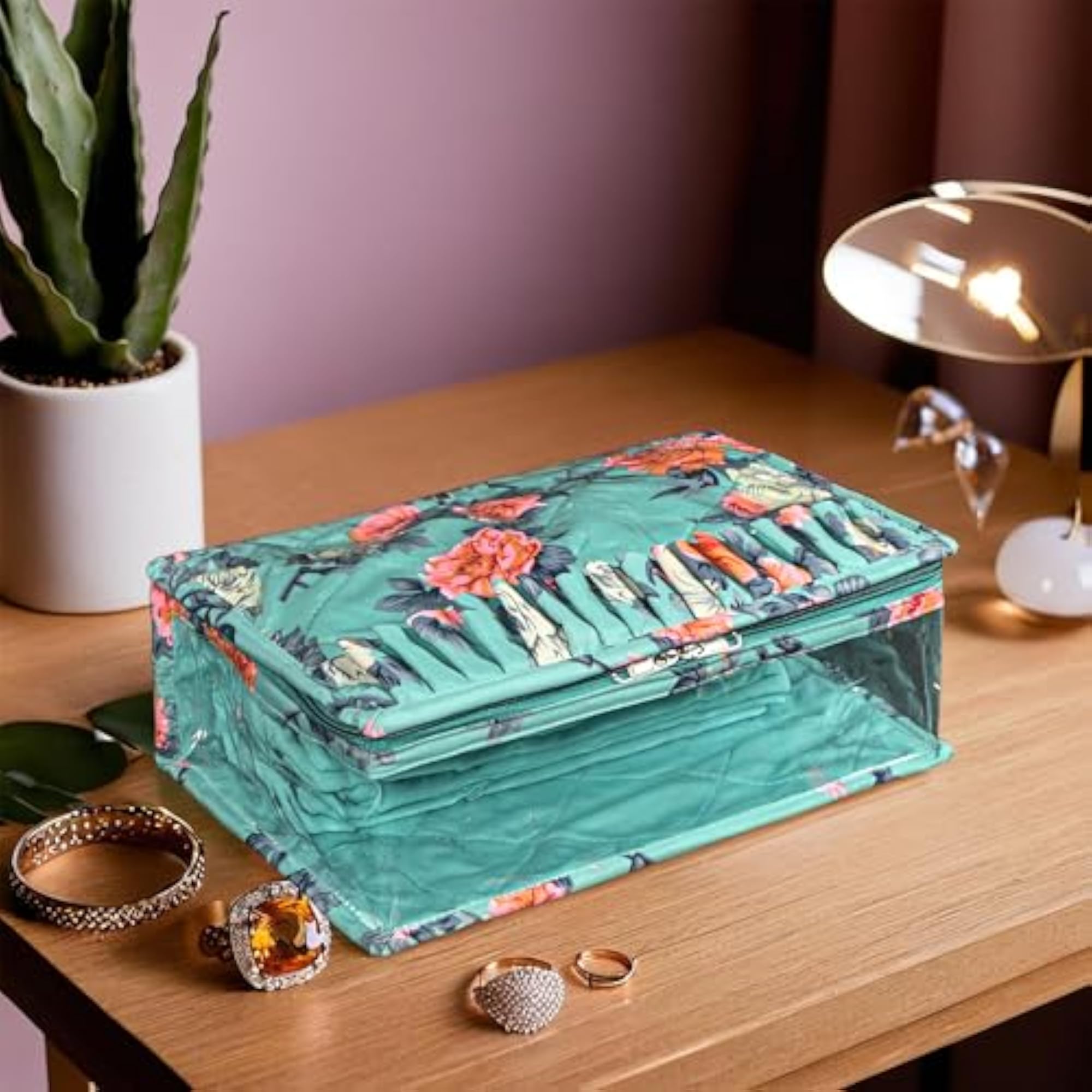 PVC Laminated Jewellery Organisers Pouch for Women