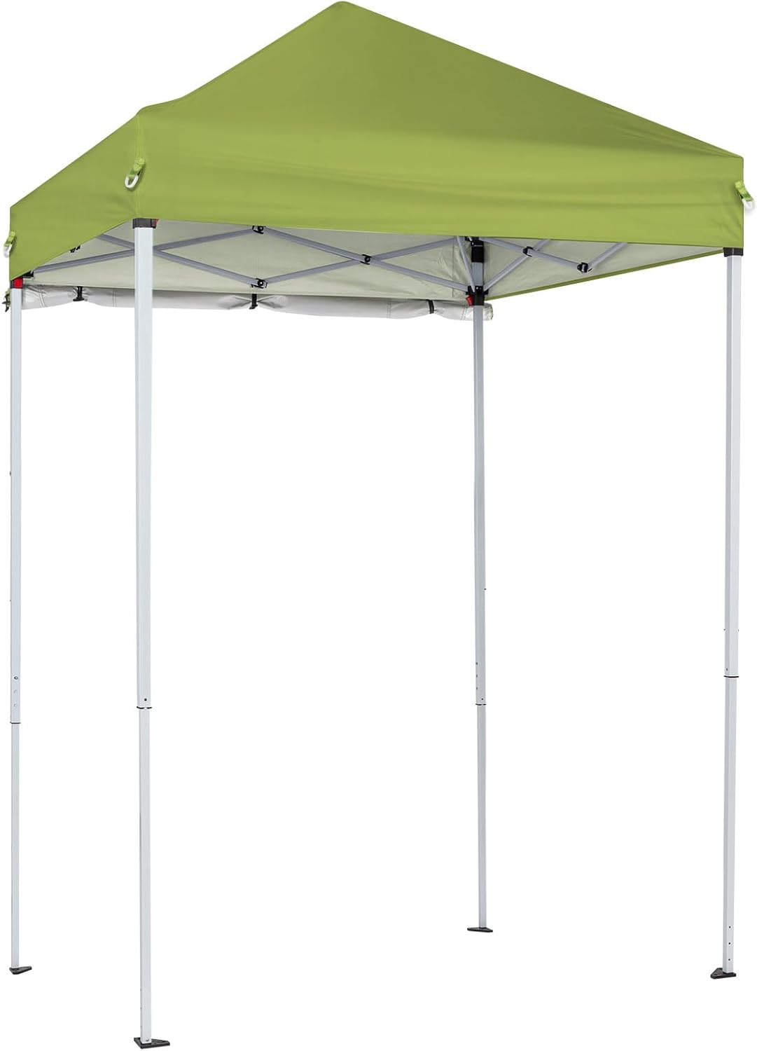 Pop Up Canopy Tent 5x5, Outdoor Portable Canopy Tent with One Removable Sunwall, Carry Bag (Green)