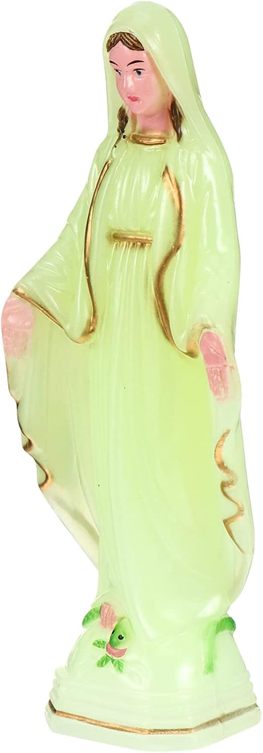 Madonna Statue Catholic Figurine Our Lady of Grace Sculpture The Blessed Virgin