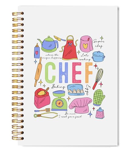 Cadeau de chef pour femme : carnet de notes chic 14x21