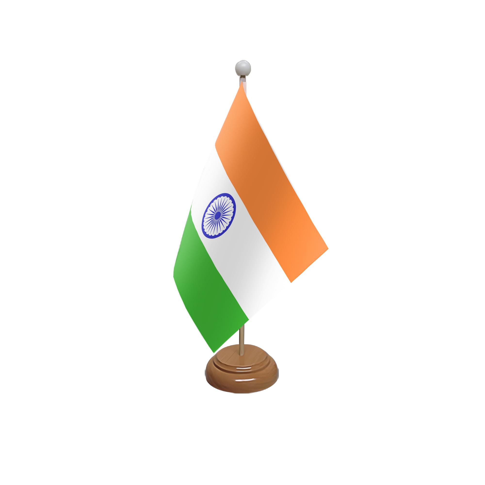 Flagtex India Wooden Table Flag With Wooden Base
