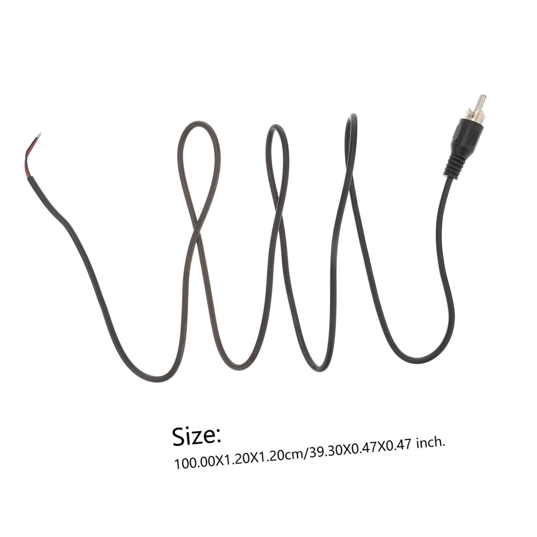 Mipcase 6pcs Audio Cable Male Connector Adapter for Speakers Wire Core for High-Speed Data Transmission Construction