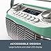 AM FM Portable Radio, Battery Operated or AC Powered Retro Portable Radios with Best Reception, Vintage Clock Radio with Dual Alarms, Plug in Wall Transistor Radio, Shortwave AM/FM Radios for Home