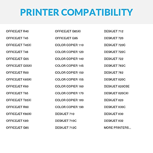 Speedyinks Remanufactured Replacement For Hp 45 51645A Vibrant Ink Cartridge (Black Single-Pack) Photosmart 1000 1100 1100Xi 1115 1115Cvr 1215 1215Vm 1218 1315 1315Vm P1000 P1000Xi P1100 P1100Xi P2100 #TOP1