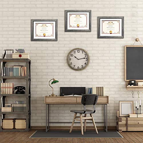 Edenseelake 4 Packs 8.5 X 11 Picture Frame, Rustic 8.5X11 Photo Frames For Wall Mounting And Tabletop Decoration, Grey #TOP1