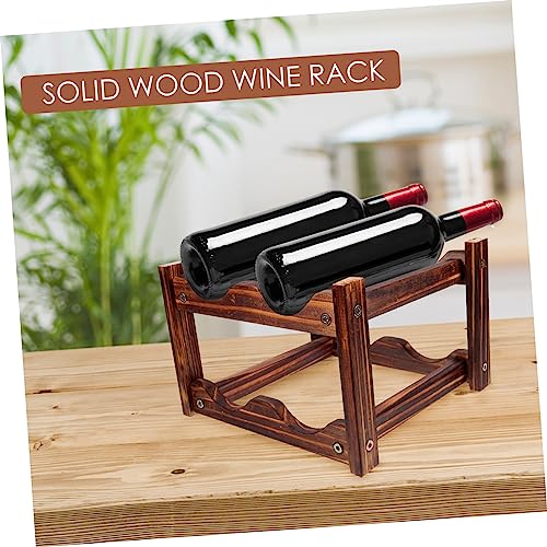 Soporte de madera para botellas de vino Ciieeo miniatura 5