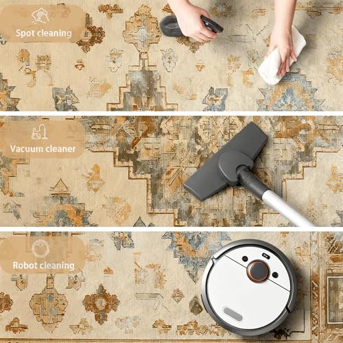 Tapis lavable style marocain géométrique 160x230 cm de qualité - 7