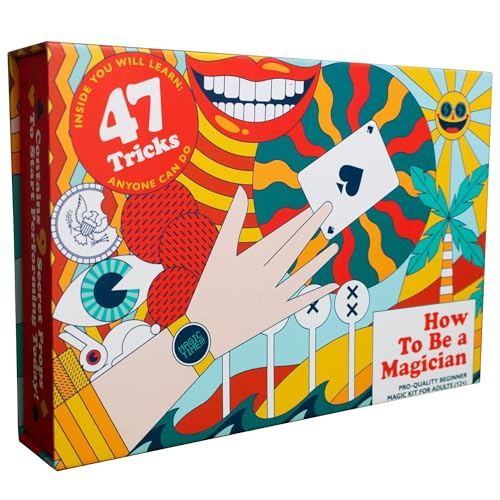 Ellusionist How to Be A Magician Kit - Magic Trick Set for Beginners - includes 47 Tricks, Cards, DVD's & Props - Gift for Kids, Teens & Adults 10+