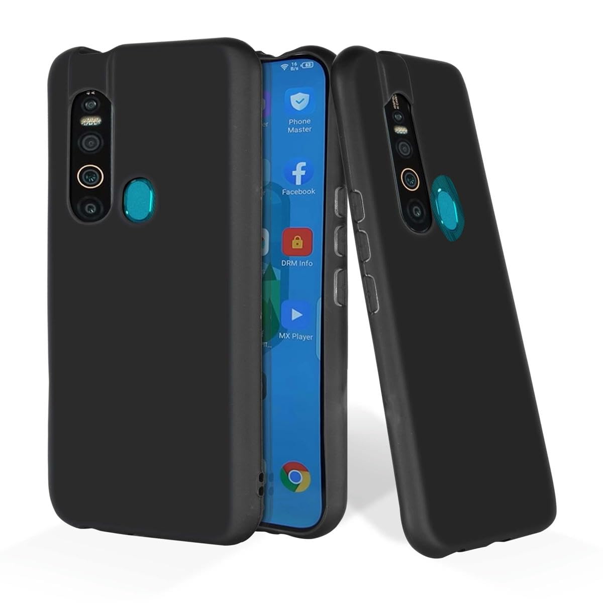 PrintWhiz Soft Silicone Mobile Back Cover Compatible with Tecno Camon 15 Pro | Shockproof Protective Case/Cover with Full Edge Protection (Plain Black)($BL-TEC-CAM15PRO-000) (B0CST359ZP) Amazon Price History, Amazon Price Tracker